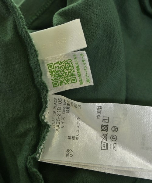 SENSE OF PLACE by URBAN RESEARCH（センスオブプレイスバイアーバンリサーチ）Tシャツ・カットソー 緑 サイズ:F レディース/2200640049034