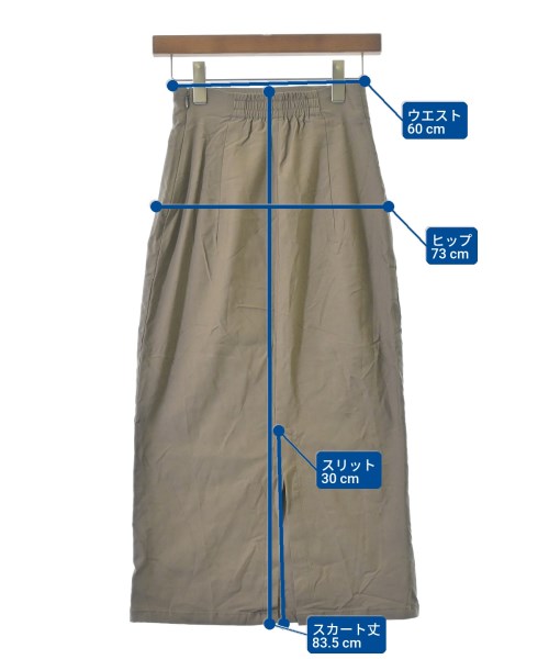 SENSE OF PLACE by URBAN RESEARCH（センスオブプレイスバイアーバンリサーチ）ロング・マキシ丈スカート 茶 サイズ:S レディース/2200642357076