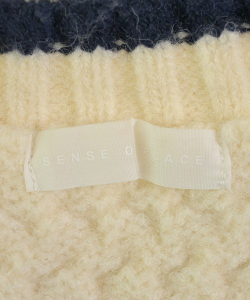 SENSE OF PLACE by URBAN RESEARCH（センスオブプレイスバイアーバンリサーチ）ニット・セーター 白 サイズ:ONE レディース/2200702957024