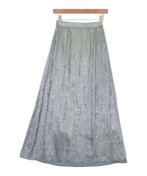 SENSE OF PLACE by URBAN RESEARCH(センスオブプレイスバイアーバンリサーチ)ロング・マキシ丈スカート シルバー サイズ:S/2200658729034