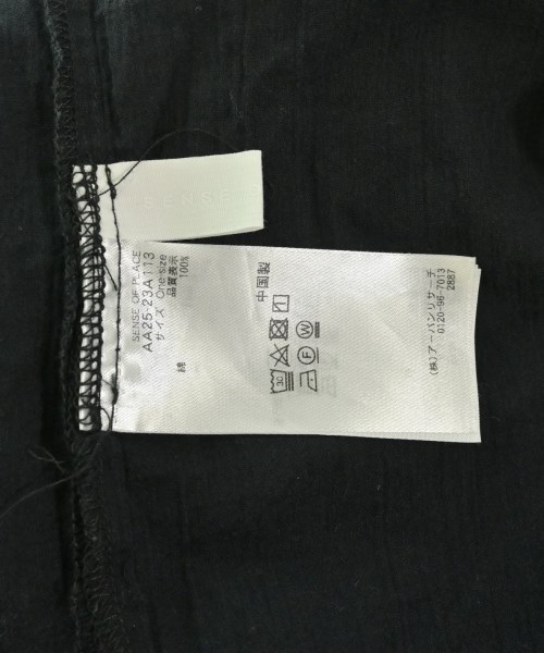 SENSE OF PLACE by URBAN RESEARCH（センスオブプレイスバイアーバンリサーチ）ブラウス 黒 サイズ:ONE レディース/2200661850022