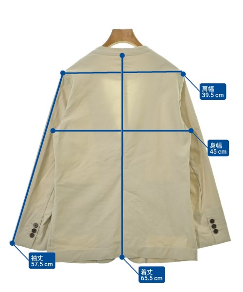 SENSE OF PLACE by URBAN RESEARCH（センスオブプレイスバイアーバンリサーチ）ノーカラージャケット ベージュ サイズ:ONE レディース/2200666929013