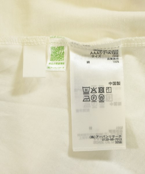 SENSE OF PLACE by URBAN RESEARCH（センスオブプレイスバイアーバンリサーチ）Tシャツ・カットソー 白 サイズ:F レディース/2200670439010