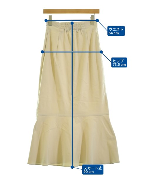 SENSE OF PLACE by URBAN RESEARCH（センスオブプレイスバイアーバンリサーチ）ロング・マキシ丈スカート 白 サイズ:M レディース/2200669458169