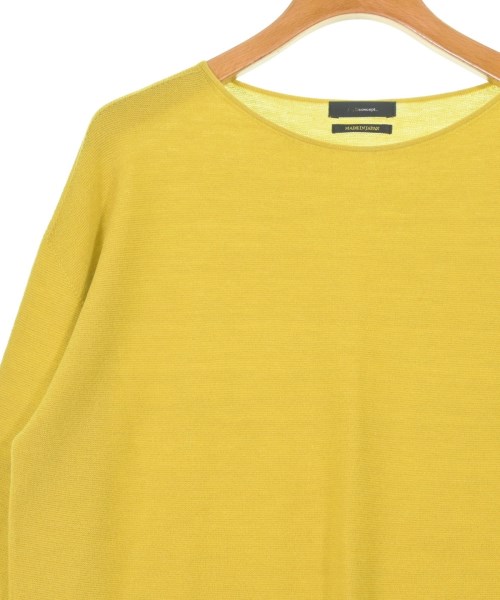 7-ID concept.（セブンアイディーコンセプト）ニット・セーター 黄 サイズ:38(M位) レディース/2200617968047