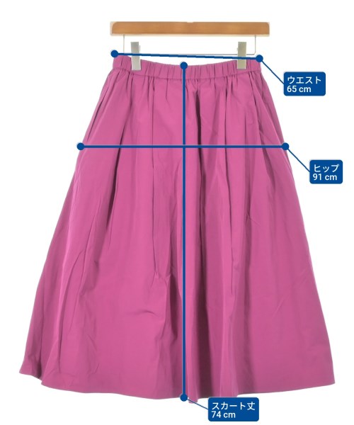 7-ID concept.（セブンアイディーコンセプト）ロング・マキシ丈スカート ピンク サイズ:F レディース/2200618022083