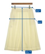 7-ID concept.（セブンアイディーコンセプト）ロング・マキシ丈スカート 白 サイズ:38(M位) レディース/2200612805040