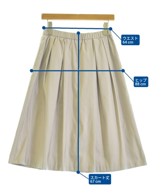 7-ID concept.（セブンアイディーコンセプト）ロング・マキシ丈スカート グレー サイズ:40(M位) レディース/2200690530032