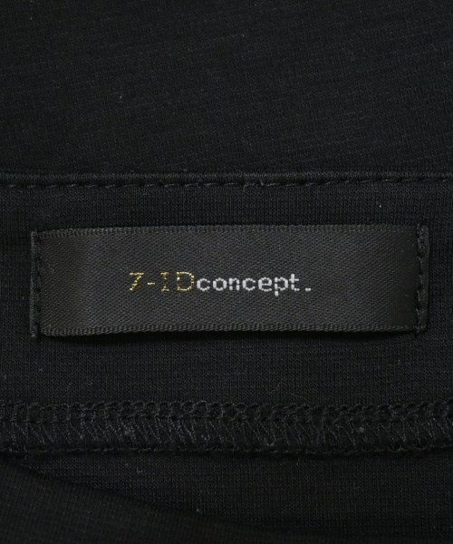 7-ID concept.（セブンアイディーコンセプト）Tシャツ・カットソー 黒 サイズ:F レディース/2200692670057