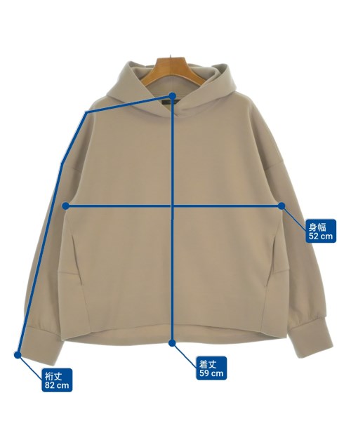 7-ID concept.（セブンアイディーコンセプト）パーカー ベージュ サイズ:F レディース/2200658751035
