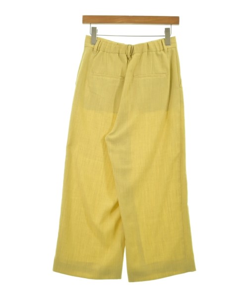 7-ID concept.（セブンアイディーコンセプト）クロップドパンツ 黄 サイズ:38(M位) レディース/2200709504030