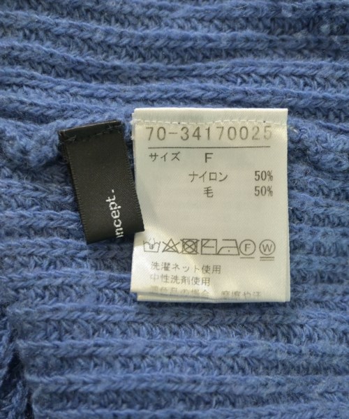 7-ID concept.（セブンアイディーコンセプト）ニット・セーター 青 サイズ:F レディース/2200664618056