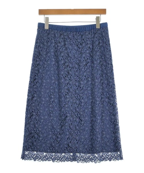 7-ID concept.（セブンアイディーコンセプト）ロング・マキシ丈スカート 青 サイズ:13(XL位) レディース/2200669113099