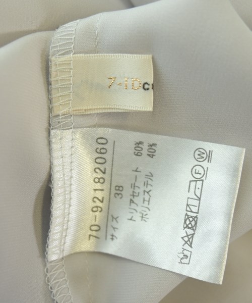 7-ID concept.（セブンアイディーコンセプト）カジュアルシャツ グレー サイズ:38(M位) レディース/2200725539139