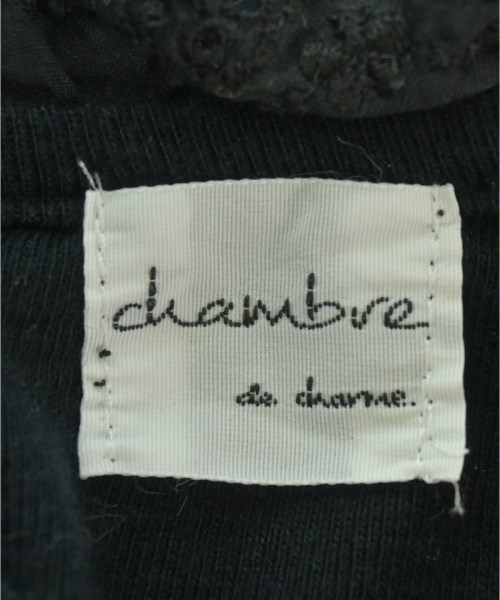 chambre de charme（シャンブルドゥシャーム）Tシャツ・カットソー 黒 サイズ:F レディース/2200668321013