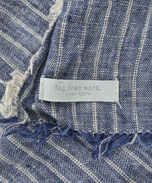 fog linen work（フォグリネンワーク）ストール 紺 サイズ:- レディース/2200620393232