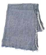 fog linen work（フォグリネンワーク）ストール 紺 サイズ:- レディース/2200620393232