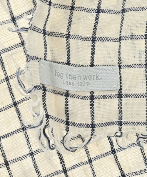 fog linen work（フォグリネンワーク）ストール 白 サイズ:- レディース/2200620393249