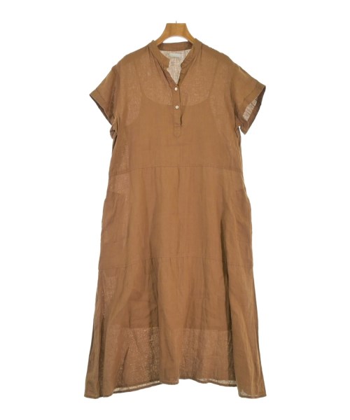 fog linen work(フォグリネンワーク)ワンピース 茶 サイズ:F/2200680142016
