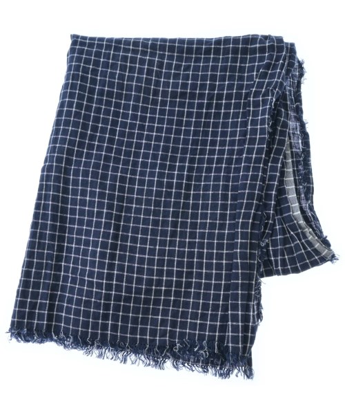 fog linen work(フォグリネンワーク)ストール 紺 サイズ:-/2200680601629