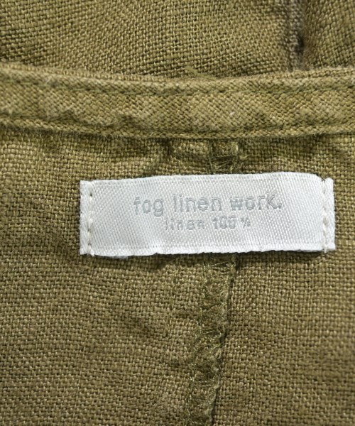 fog linen work（フォグリネンワーク）ベスト カーキ サイズ:F レディース/2200691098067