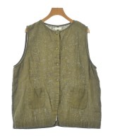 fog linen work（フォグリネンワーク）ベスト カーキ サイズ:F レディース/2200691098067