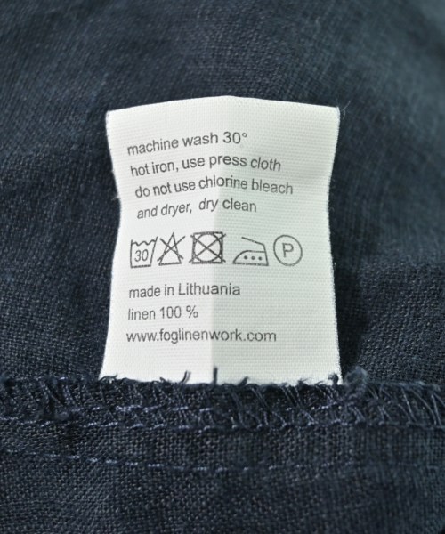 fog linen work（フォグリネンワーク）ブラウス 紺 サイズ:F レディース/2200705951067