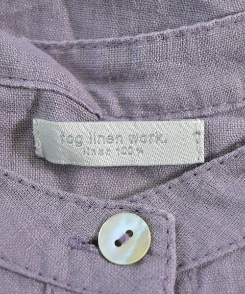 fog linen work（フォグリネンワーク）カジュアルシャツ 紫 サイズ:F レディース/2200708178041