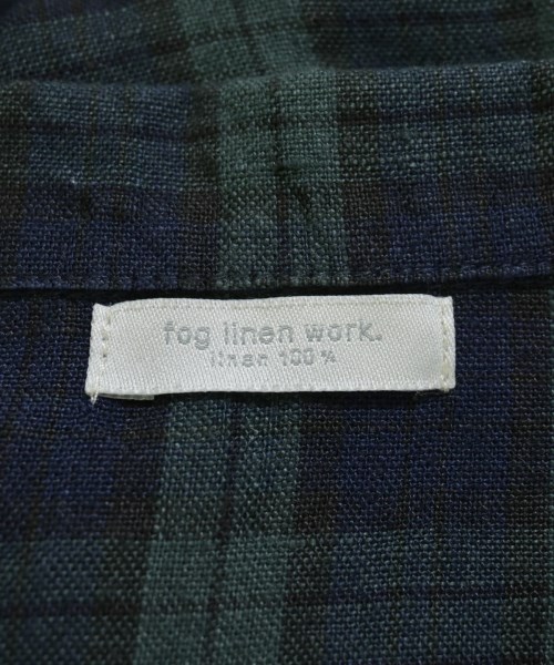 fog linen work（フォグリネンワーク）ワンピース 紺 サイズ:F レディース/2200710328045