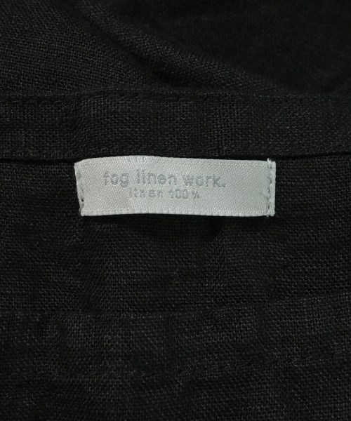 fog linen work（フォグリネンワーク）オールインワン/サロペット 黒 サイズ:F レディース/2200723544074