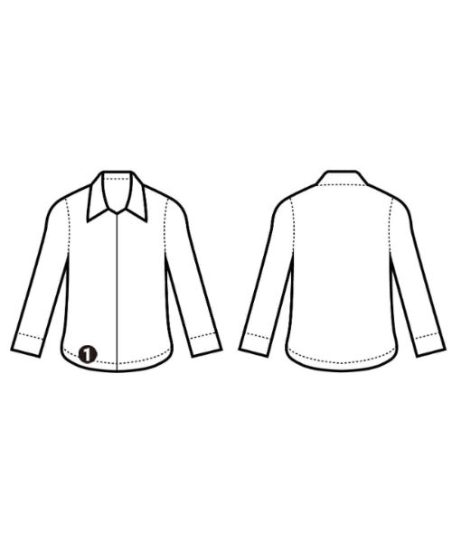 1 mile Plantation（ワンマイルプランテーション）カジュアルシャツ 白 サイズ:M レディース/2200679858027