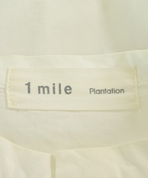 1 mile Plantation（ワンマイルプランテーション）カジュアルシャツ 白 サイズ:M レディース/2200679858027