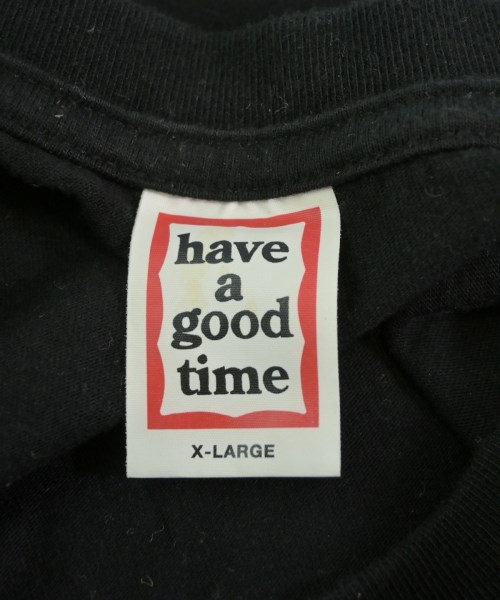 have a good time（ハブ　ア　グッド　タイム）Tシャツ・カットソー 黒 サイズ:XL メンズ/2200681154025