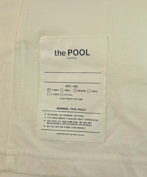 THE POOL（ザ　プール）Tシャツ・カットソー 白 サイズ:XS メンズ/2200560410570