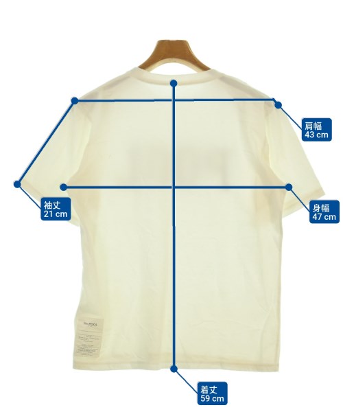 THE POOL（ザ　プール）Tシャツ・カットソー 白 サイズ:XS メンズ/2200560410570