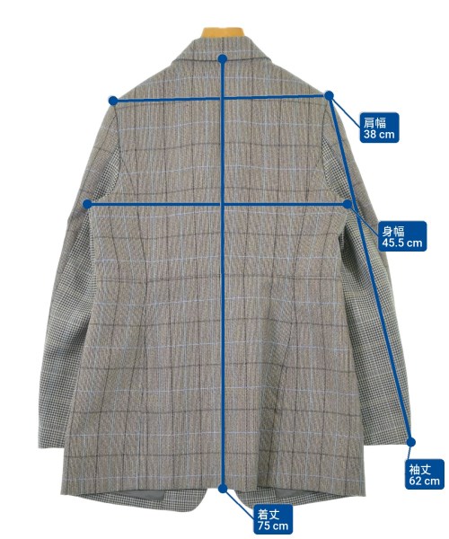 SueUNDERCOVER（スーアンダーカバー）テーラードジャケット グレー サイズ:2(M位) レディース/2200632362011