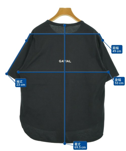 GAVIAL（ガヴィル）Tシャツ・カットソー 黒 サイズ:M レディース/2200610552069