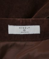 MYSELF ABAHOUSE（マイセルフアバハウス）ロング・マキシ丈スカート 茶 サイズ:M レディース/2200639477152