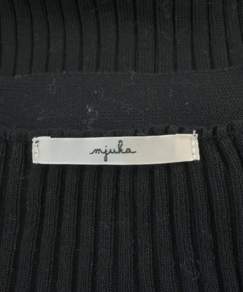 mjuka（ミューカ）カーディガン 黒 サイズ:F レディース/2200618332137