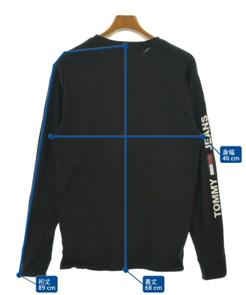TOMMY JEANS（トミージーンズ）Tシャツ・カットソー 黒 サイズ:S メンズ/2200613966047