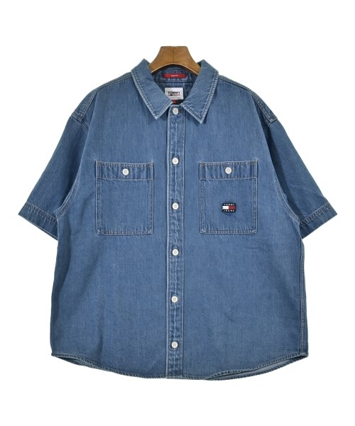 TOMMY JEANS(トミージーンズ)カジュアルシャツ 青 サイズ:L/2200693581284