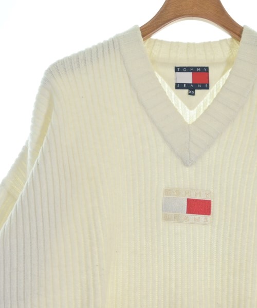 TOMMY JEANS（トミージーンズ）ニット・セーター 白 サイズ:XS メンズ/2200649903153
