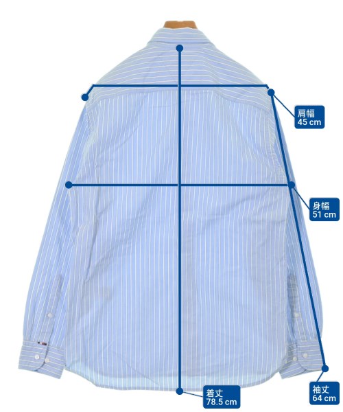 TOMMY JEANS（トミージーンズ）カジュアルシャツ 青 サイズ:M メンズ/2200649903191