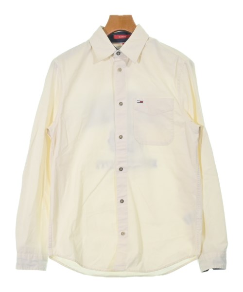 TOMMY JEANS(トミージーンズ)カジュアルシャツ 白 サイズ:XS/2200649903269