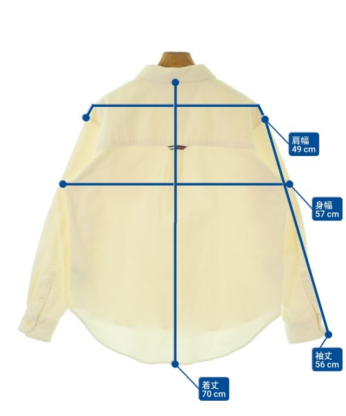 TOMMY JEANS（トミージーンズ）カジュアルシャツ 白 サイズ:M レディース/2200672951015