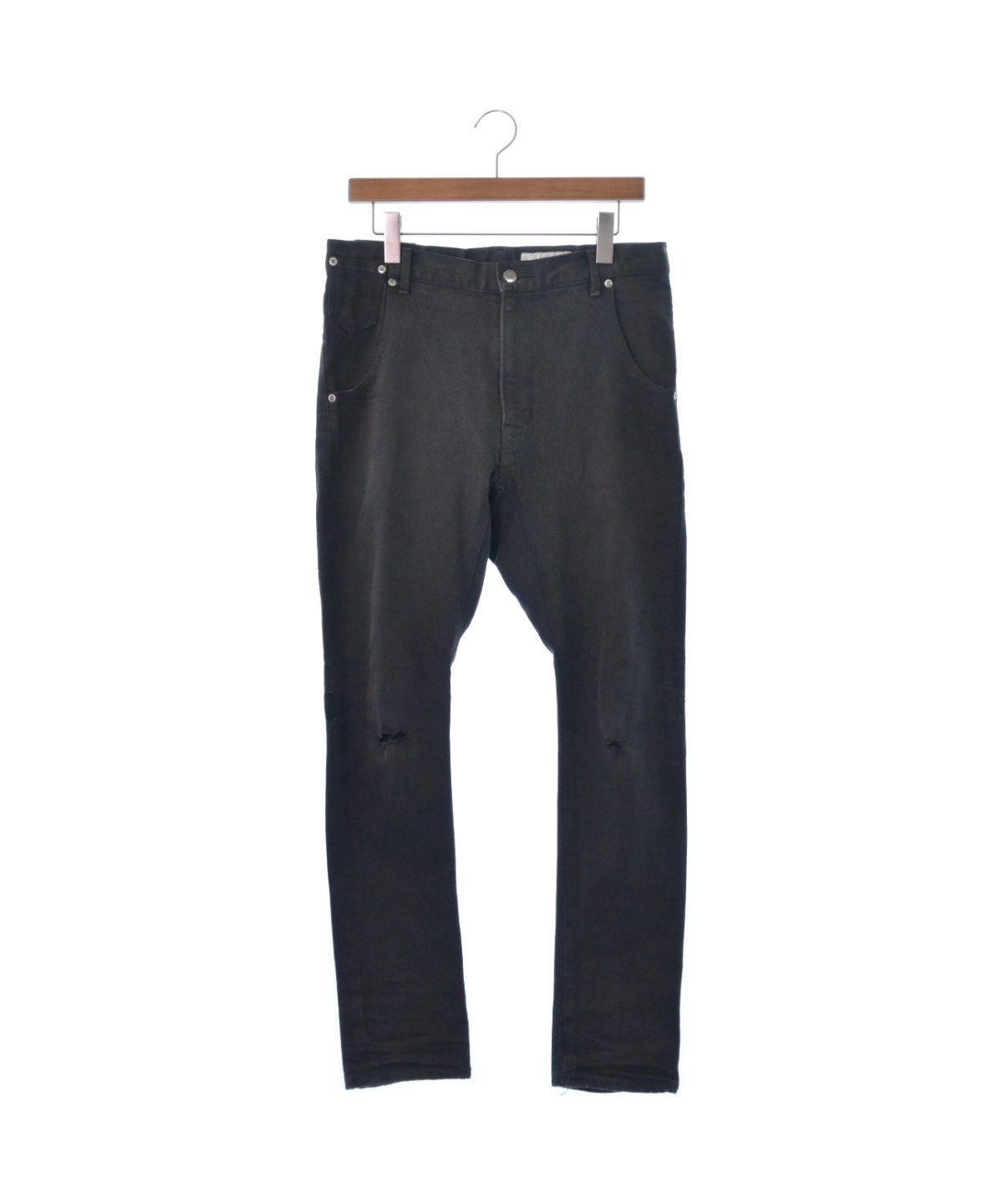 美品 JieDa ジエダ　サルエルスキニーデニムパンツ ブラック サイズ3 3】黒/黒【L】ブラック デニム ジエダ jieda サルエル パンツ