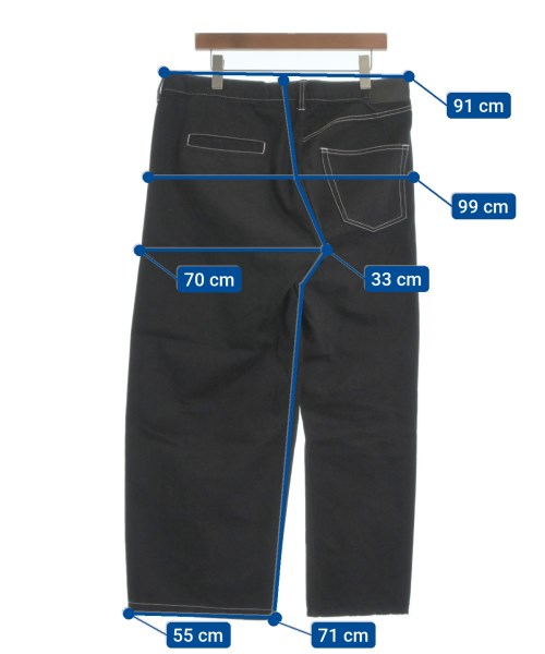 JIEDA（ジエダ）デニムパンツ 黒 サイズ:2(M位) メンズ/2200471806196