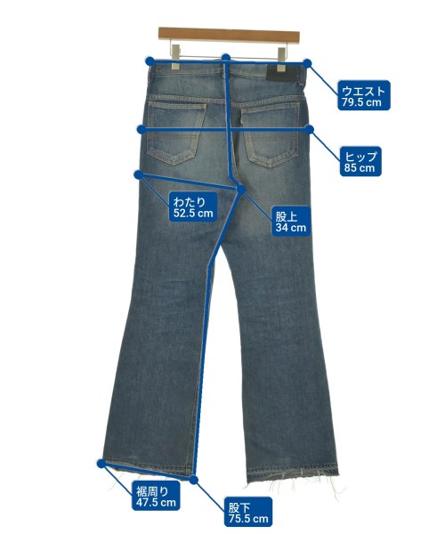 JIEDA（ジエダ）デニムパンツ 青 サイズ:2(M位) メンズ/2200637383066