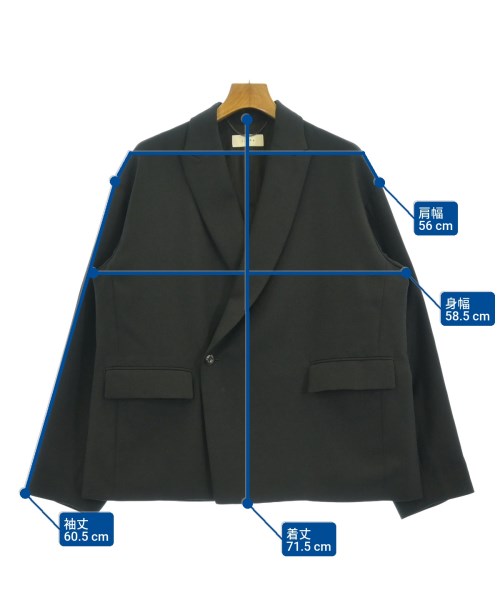 JIEDA（ジエダ）ジャケット 黒 サイズ:2(M位) メンズ/2200622767031