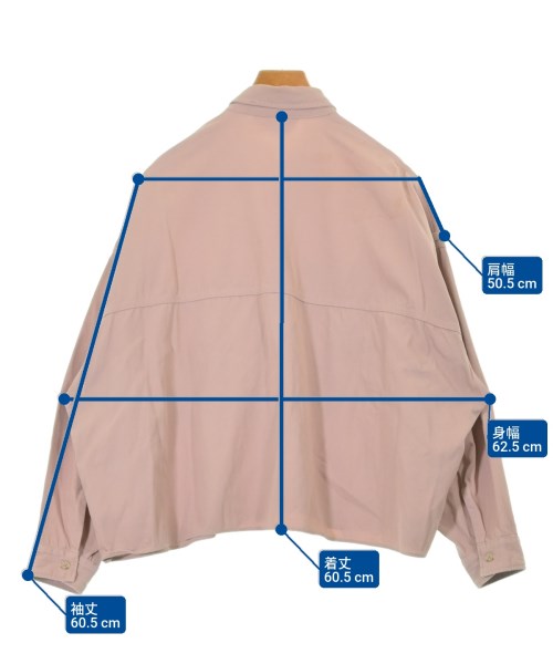 JIEDA（ジエダ）カジュアルシャツ ピンク サイズ:1(S位) メンズ/2200624775058